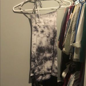 Tie die halter top